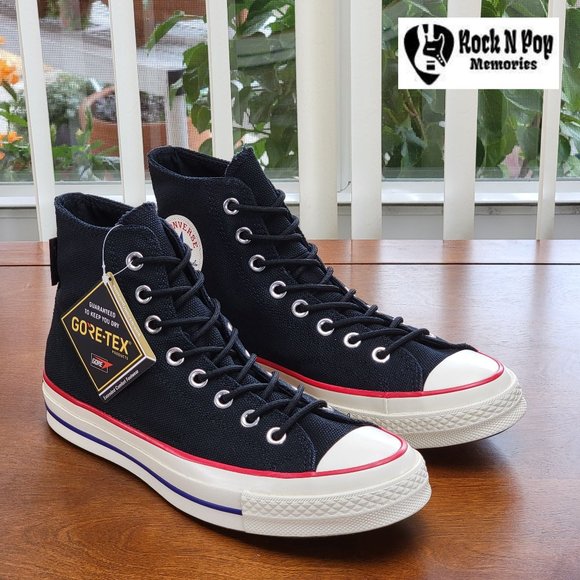 Converse Other - Converse Men's Chuck 70 Hi Gore-Tex Canvas 162348C Black / Egret / Multi NWB
